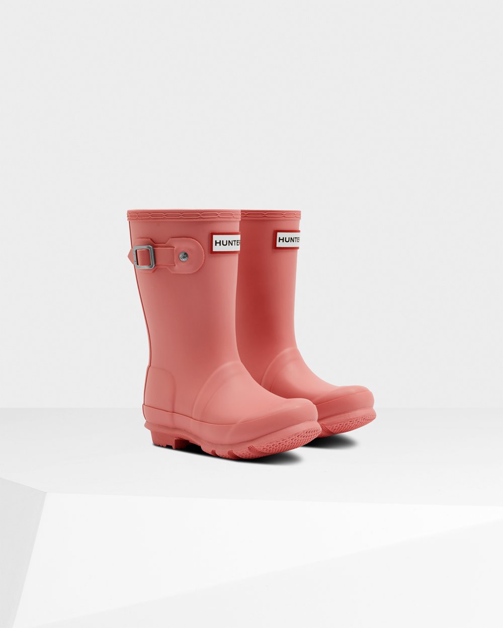 Botas de Lluvia Hunter Niños - Original Big - Rosas - FWKHPCX-84